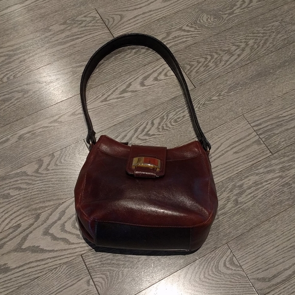 Vintage genuine leather bag by Studio signature - Picture 7 of 12
